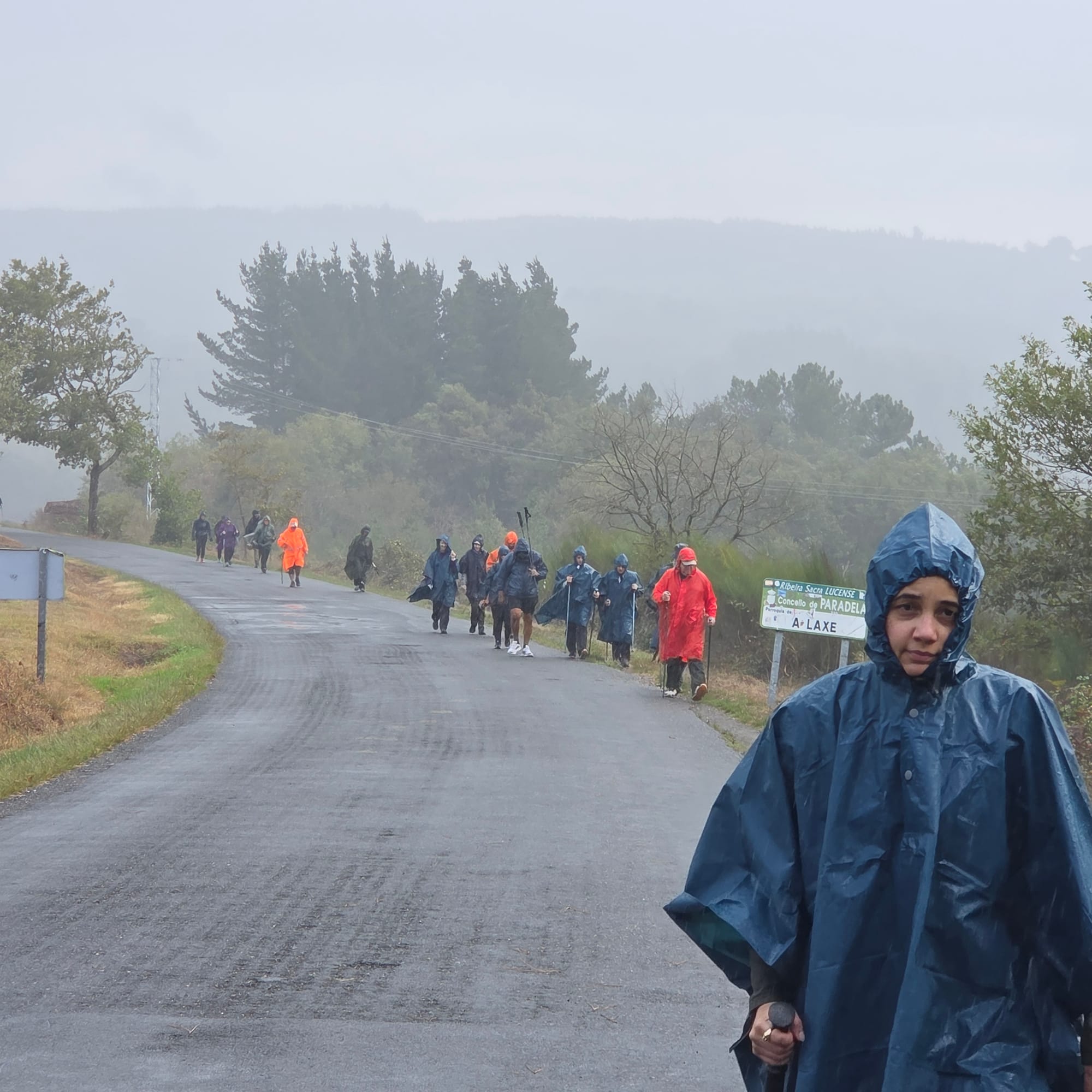 Camino Day 2:  Morgade to Portomarin - Rainy Days