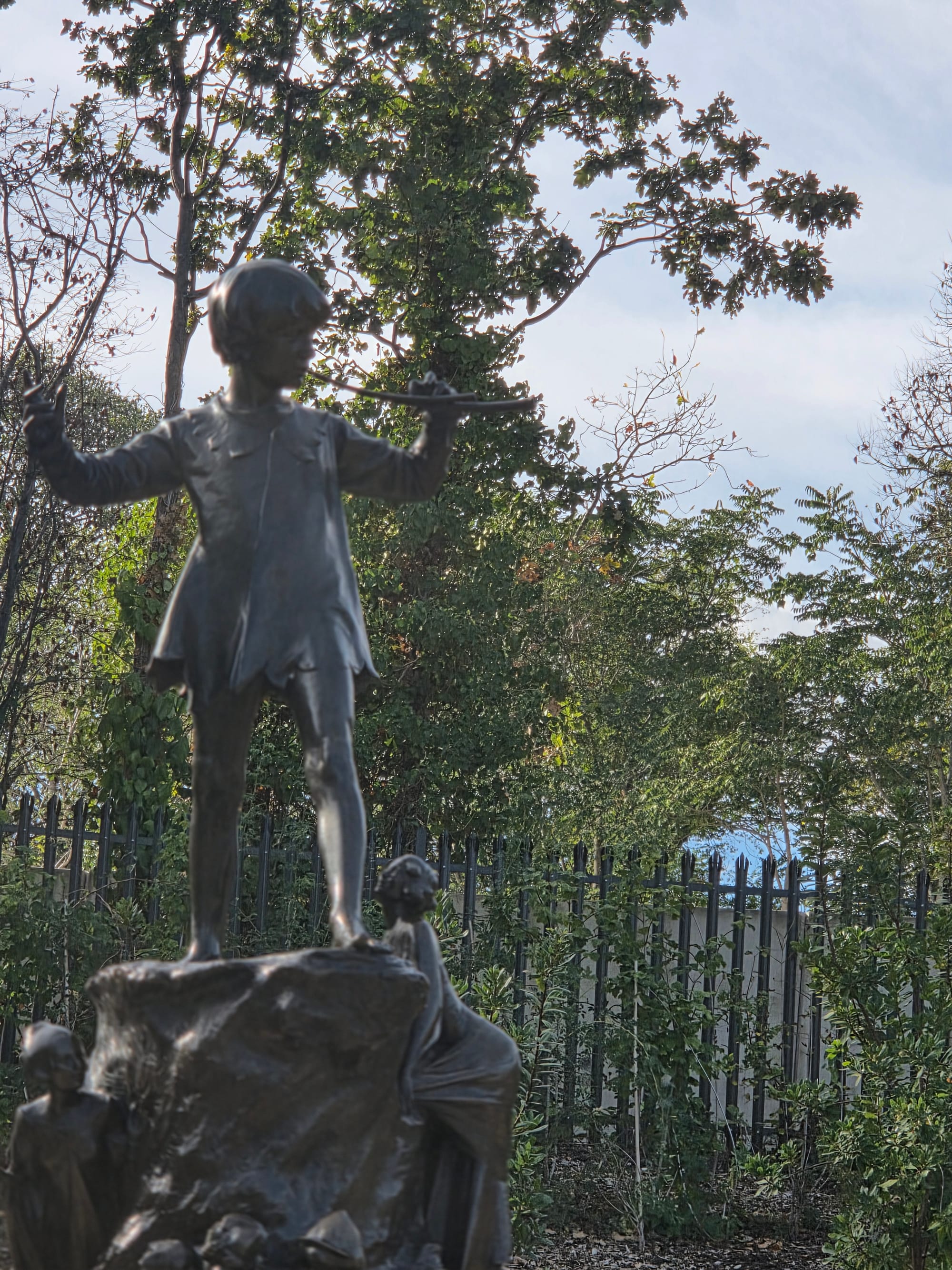 Hyde Park London:  Italian Gardens and Peter Pan